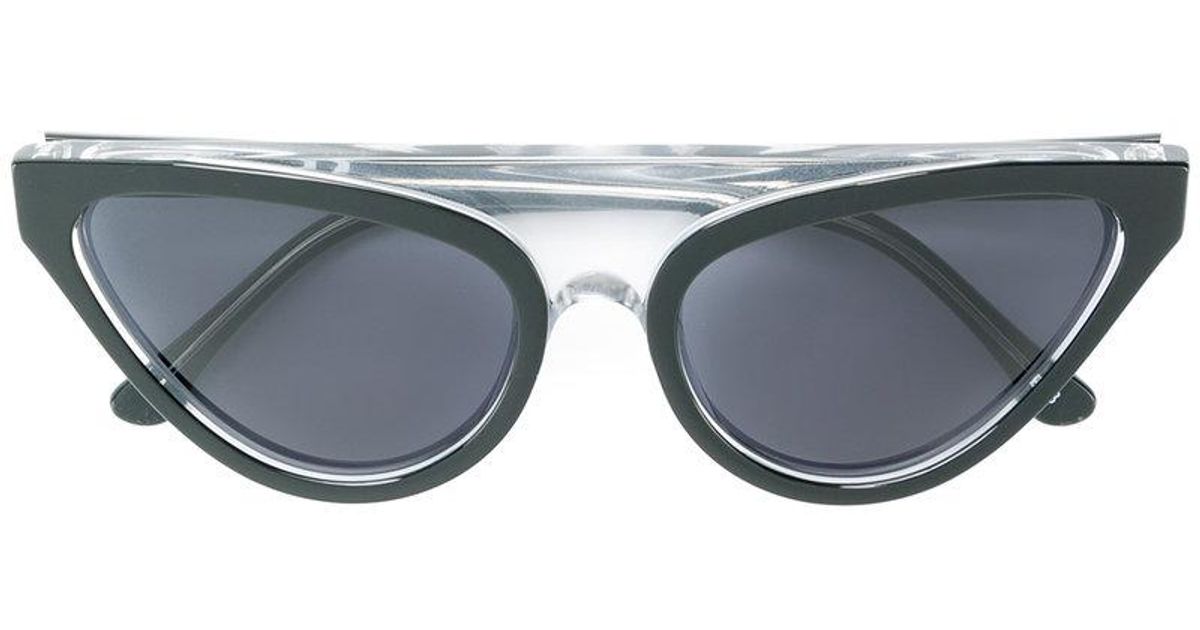 Occhiali da sole cat-eye di Alberta Ferretti in Nero | Lyst