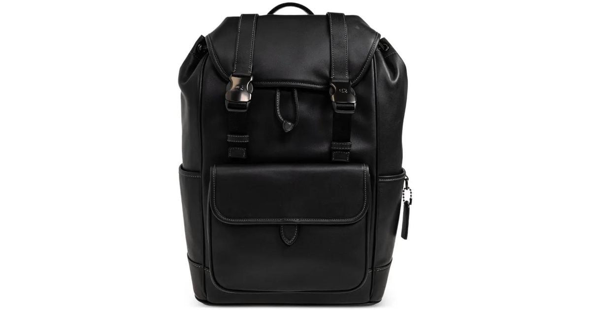 COACH League Backpack in Black for Men | Lyst