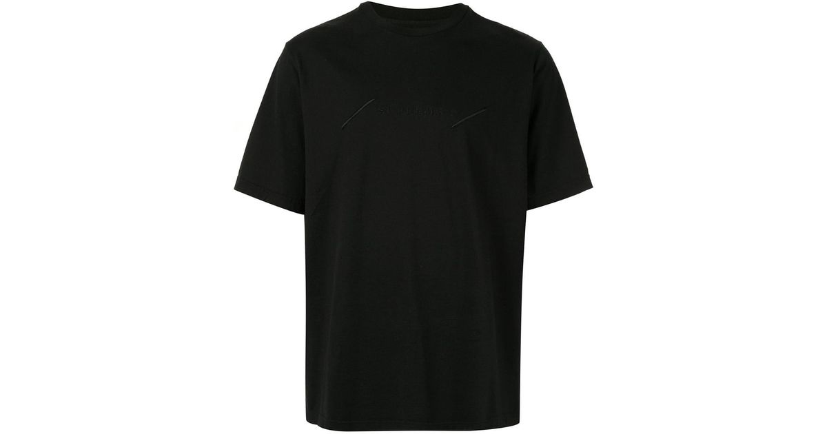 plain black supreme t shirt
