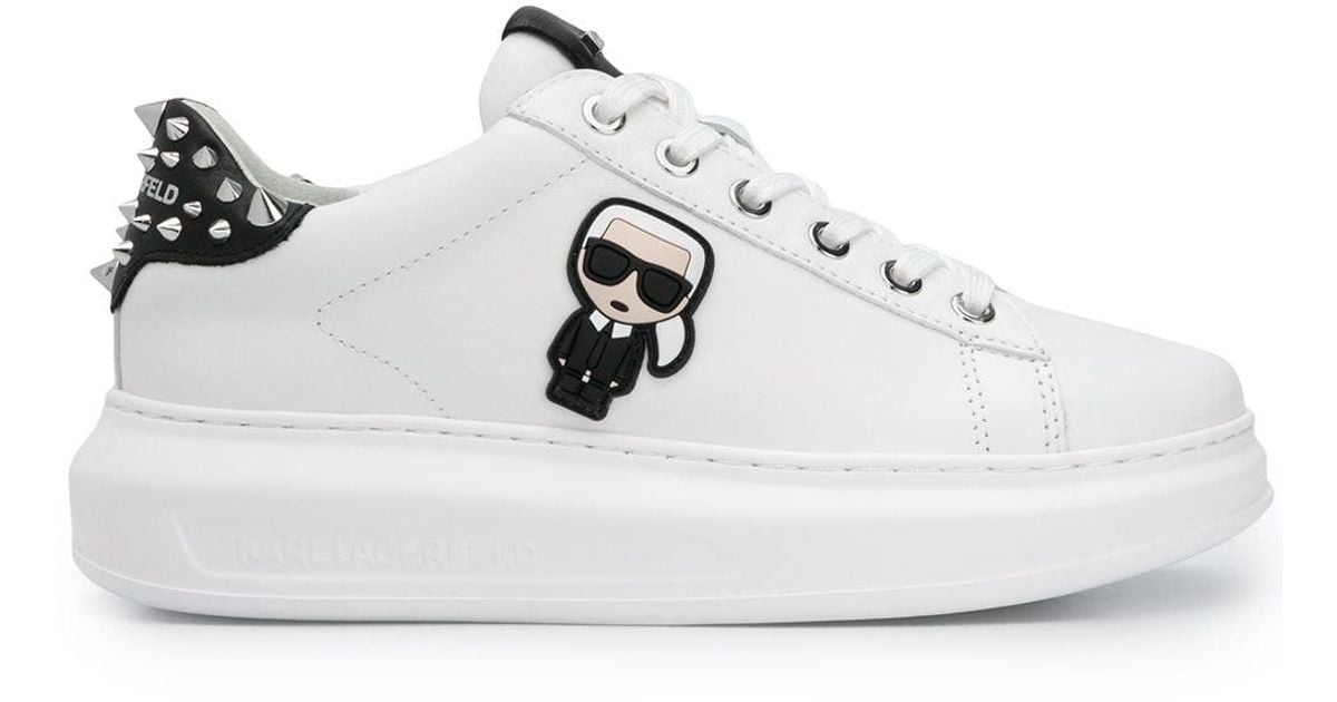 Karl Lagerfeld Sneakers Dames in het Wit Lyst NL