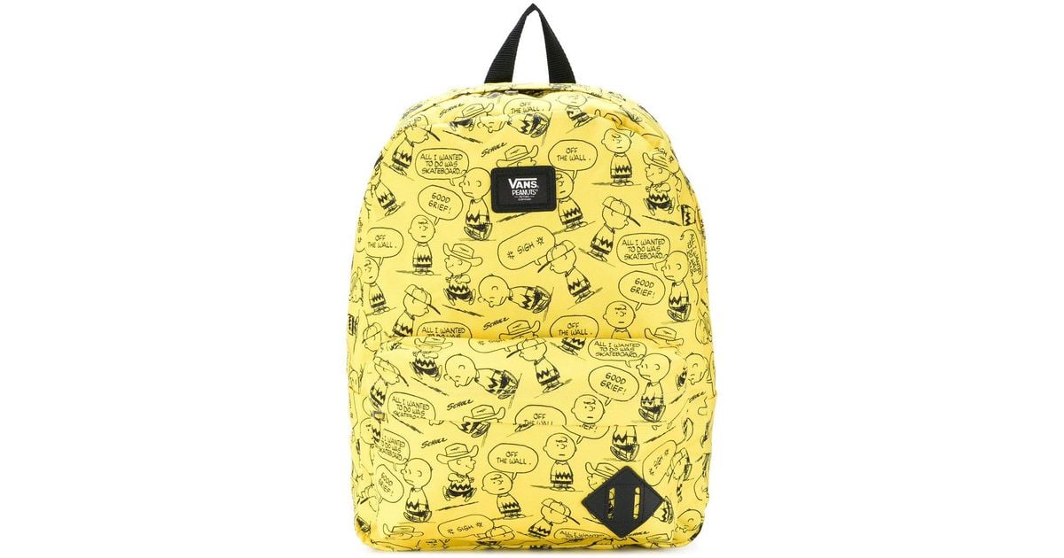 vans charlie brown backpack