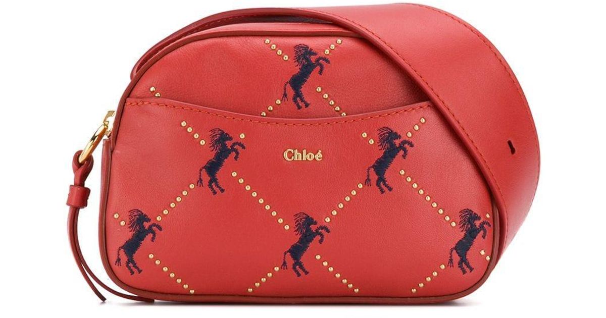 chloe horse print bag