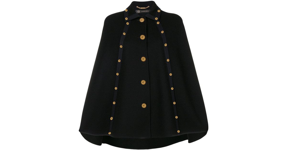 Versace hotsell black coat