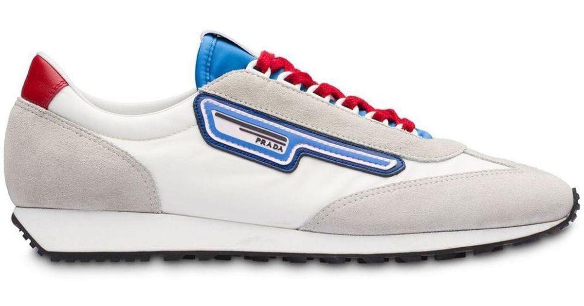 grey prada trainers