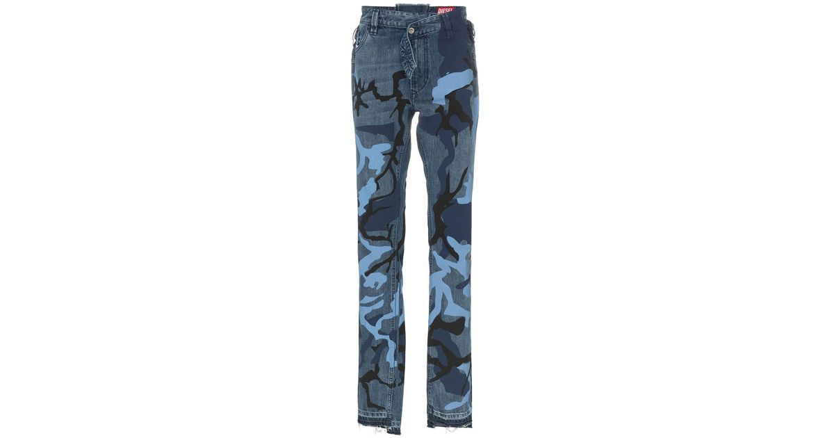 camo print jeans