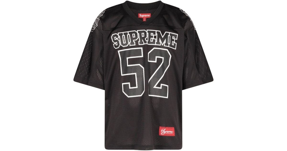 Supreme Spiderweb Football Jersey in Black | Lyst UK Supreme Spiderweb Football Jersey in Black | Lyst UK