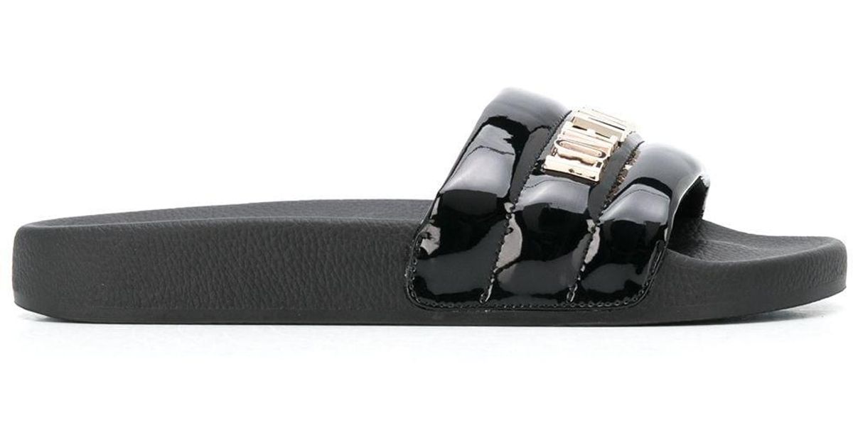 moschino sliders mens