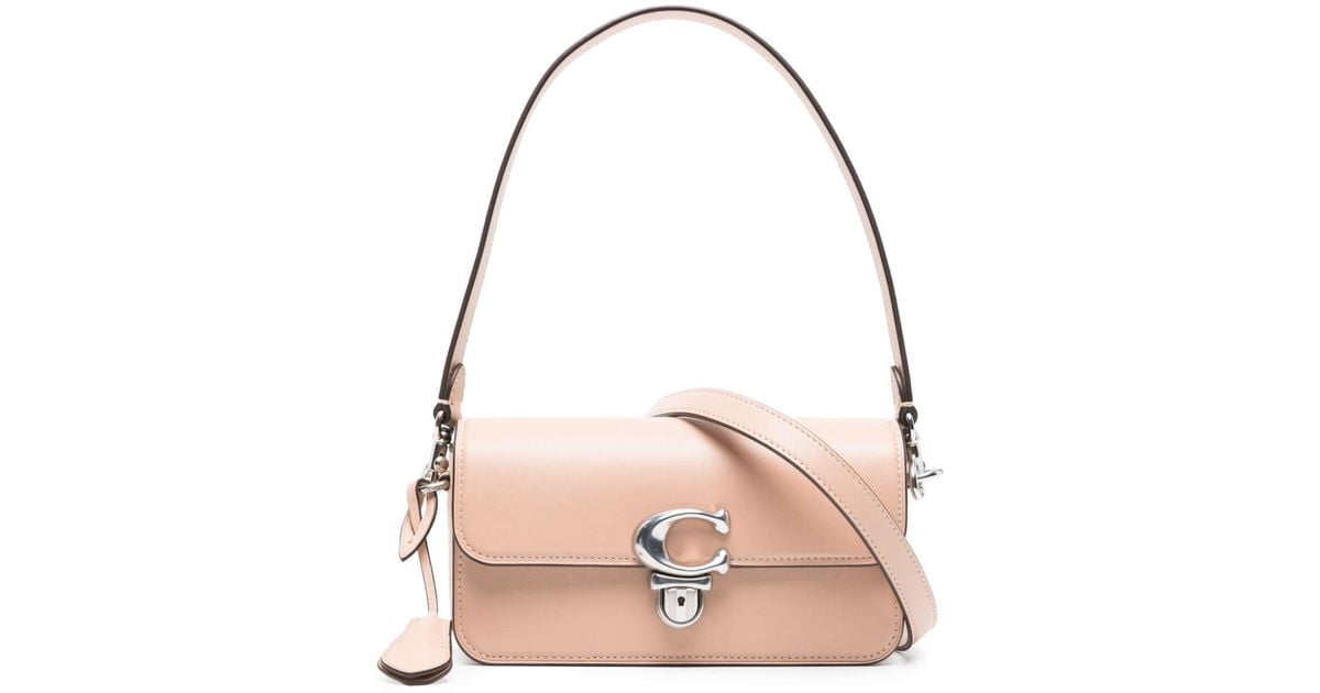 COACH Studio Leather Crossbody Bag in Pink Lyst