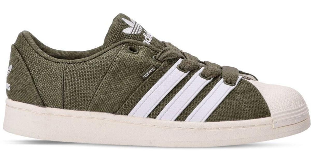 adidas Superstar Supermodified Low-top Sneakers in Brown for Men | Lyst