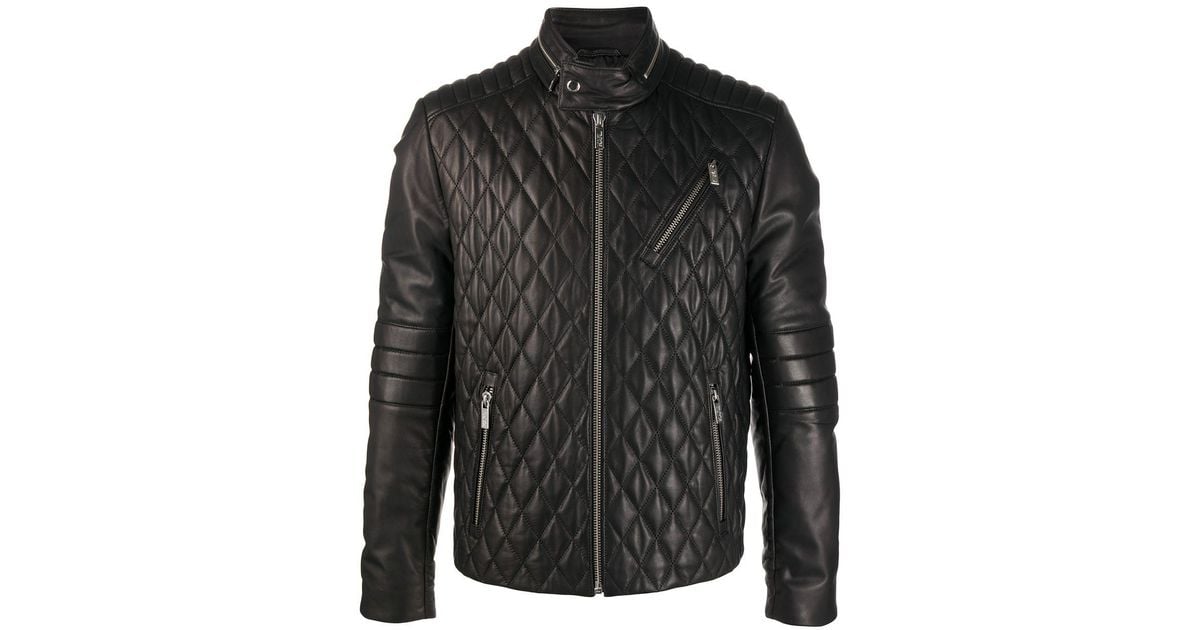 Karl lagerfeld mens leather jacket cheap