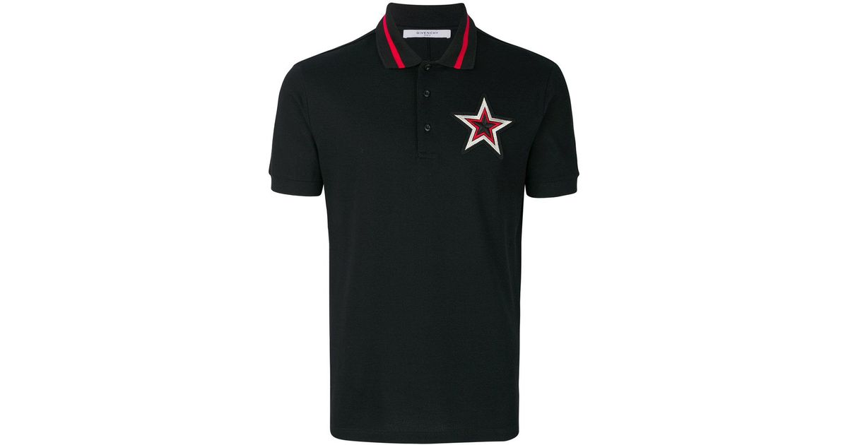 Givenchy Cotton Cuban Fit Star Patch 