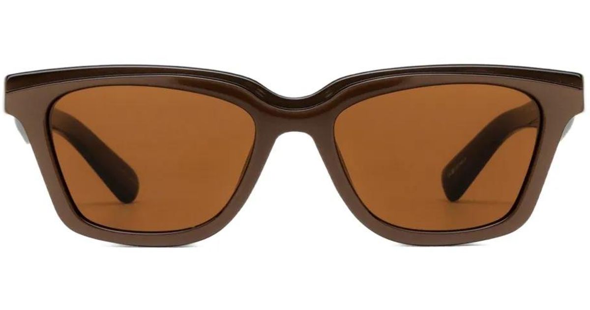 Jacquemus スクエアフレーム サングラス ブラウン | Lyst