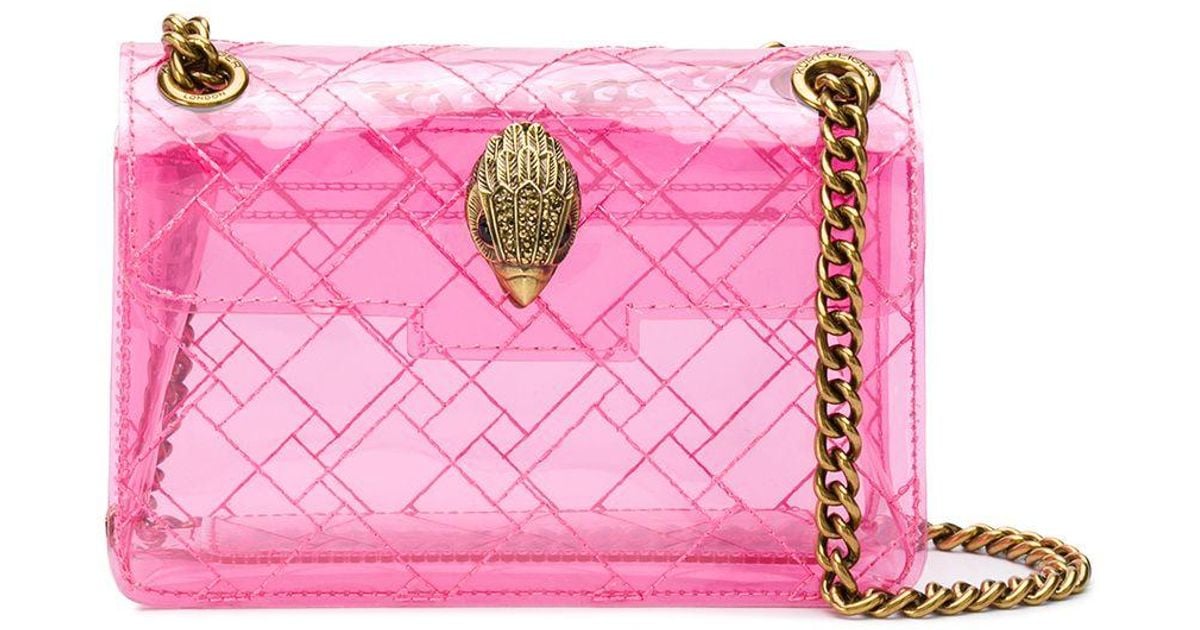 Kurt Geiger Transparent Mini Shoulder Bag in Pink Lyst
