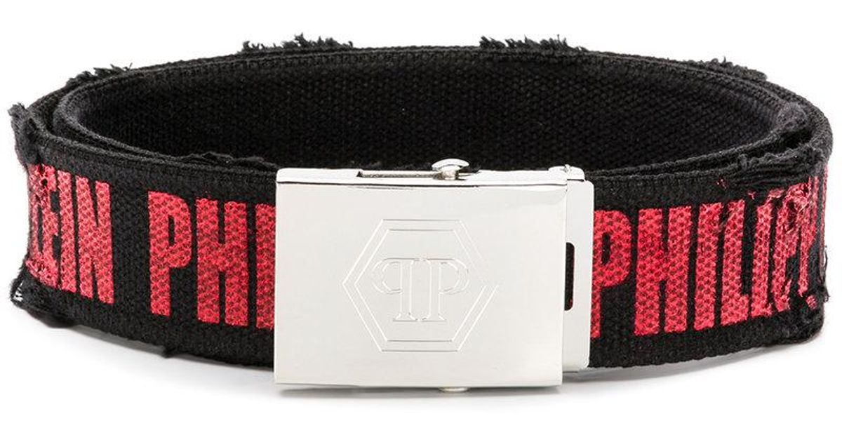 philipp plein belt red