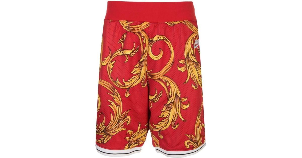 Supreme X Nike Sports Shorts in Red for Men - Lyst