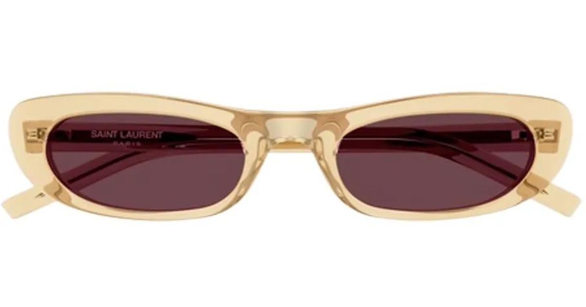 Saint Laurent キャットアイ サングラス ブラウン | Lyst