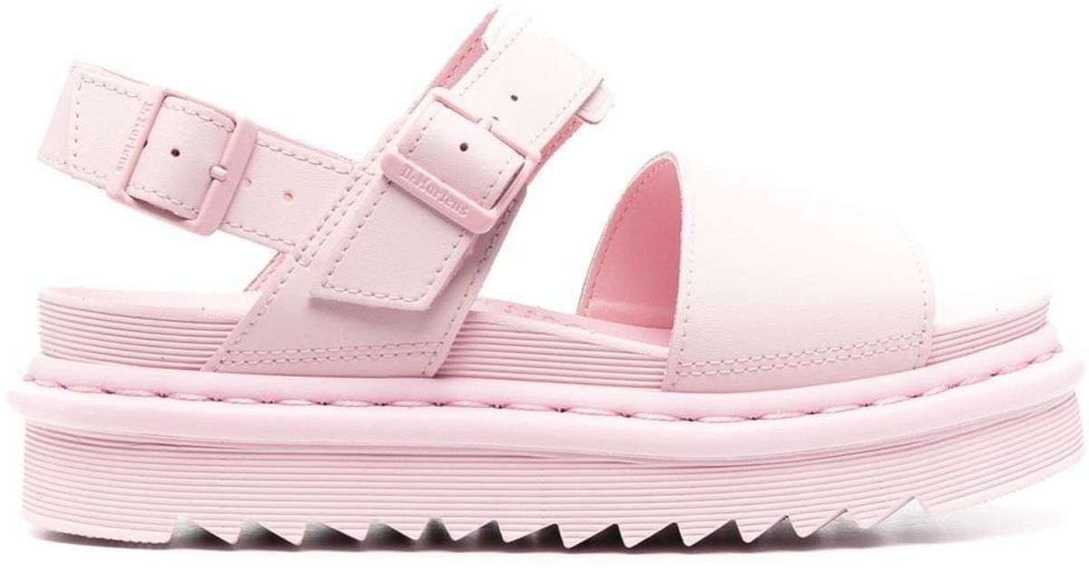 Dr. Martens Leather Dr Martens Sandals Pink Save 16 Lyst UK