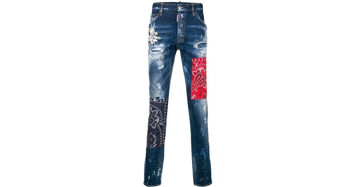 DSquared² Denim Cool Guy Bandana Jeans 