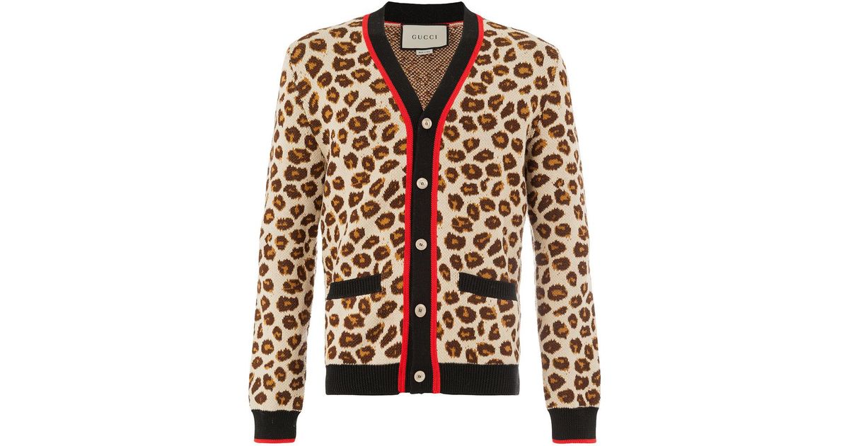 gucci leopard sweater