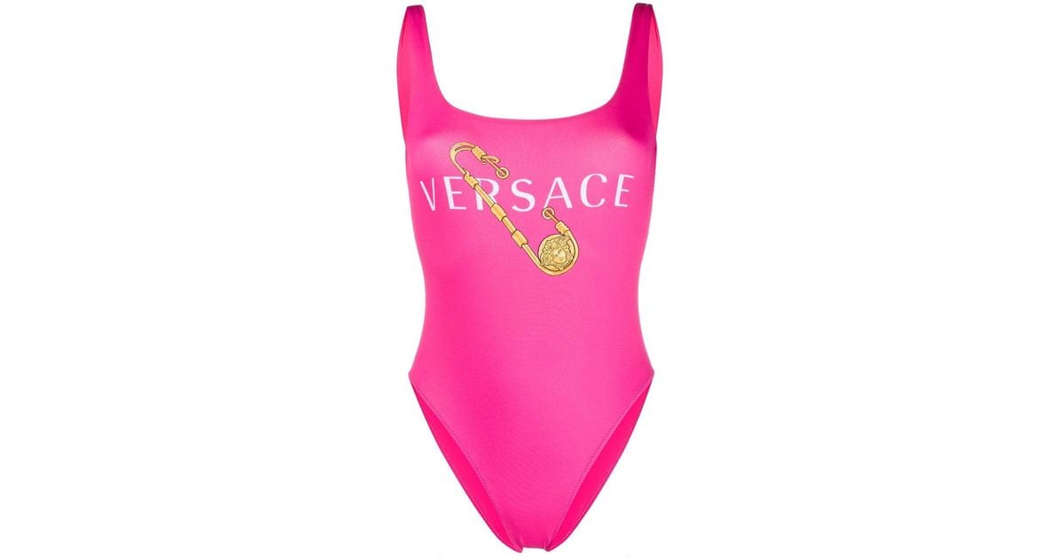 【送料&関税込】Versace Safety Pin One Piece Swimsuit Safety Pin One-Piece Swimsuit | VERSACE US