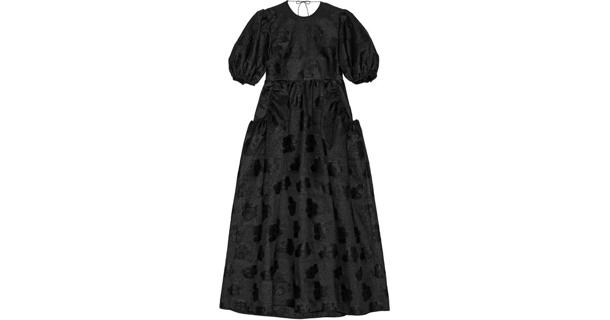Cecilie Bahnsen Lola Dress in Black | Lyst