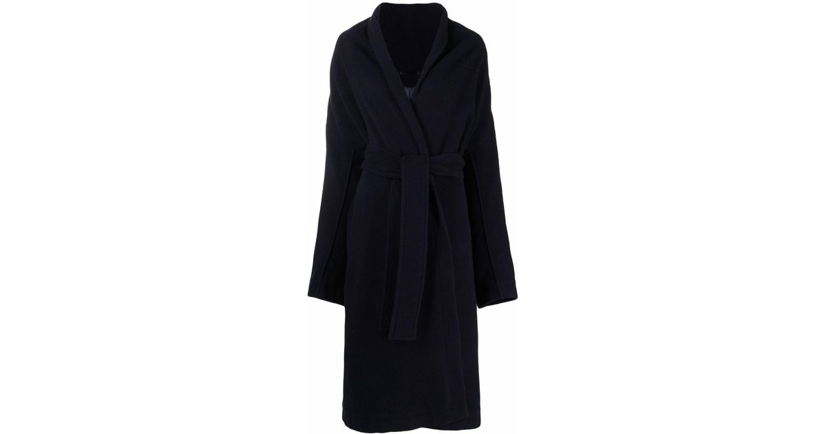 Filippa K Bailey Beltedwait Coat in Black Lyst UK