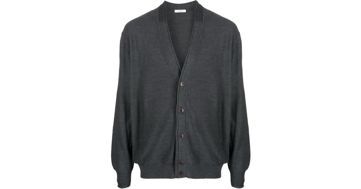 Lemaire Multi-way Knitted Cardigan in Gray for Men | Lyst