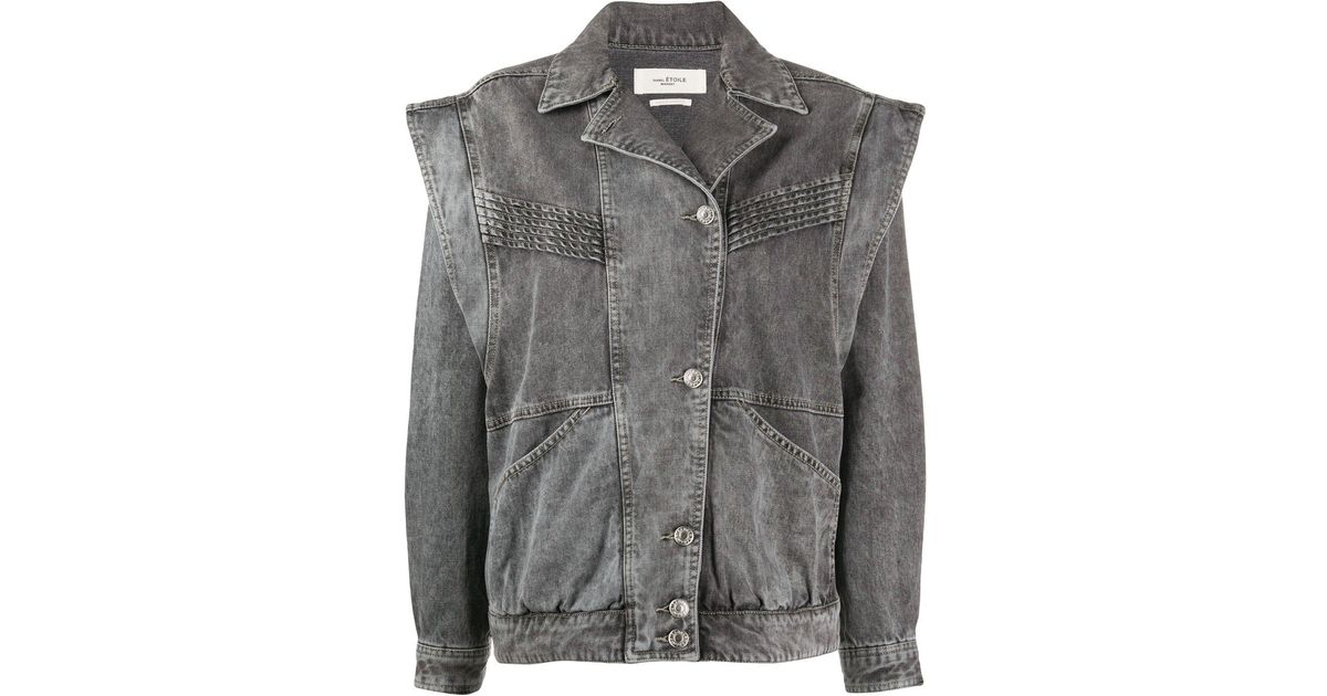 Chaqueta vaquera Harmon Étoile Isabel Marant de Denim de color Negro | Lyst
