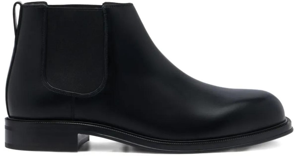 Bally Pull-Loop Spiegel Boots in Black for Men | Lyst