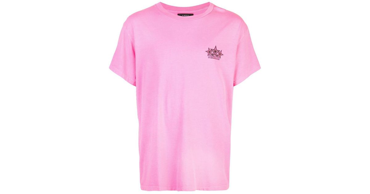 amiri pink shirt