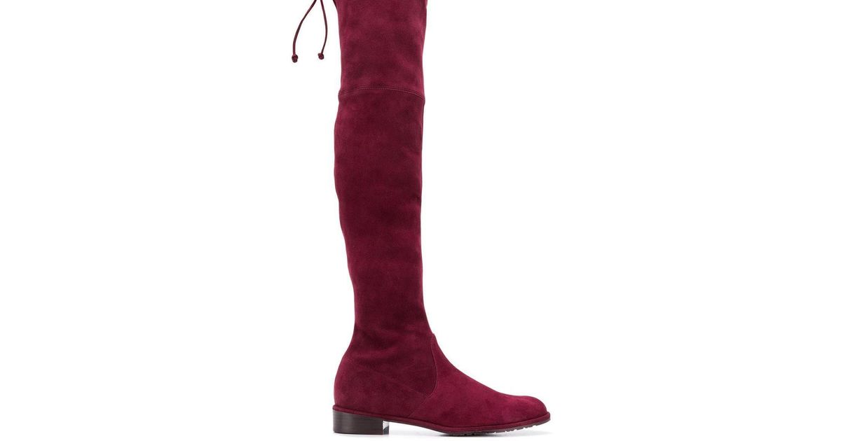 stuart weitzman red boots