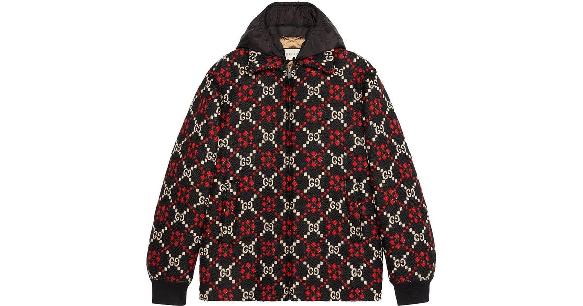 macro gg diamond wool jacket