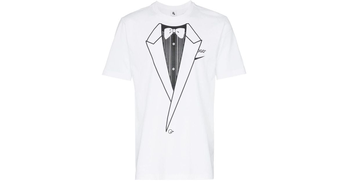 Camisa con estampado de esmoquin x Off-White Nike de hombre - Lyst