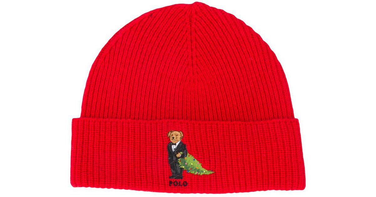 polo beanie red