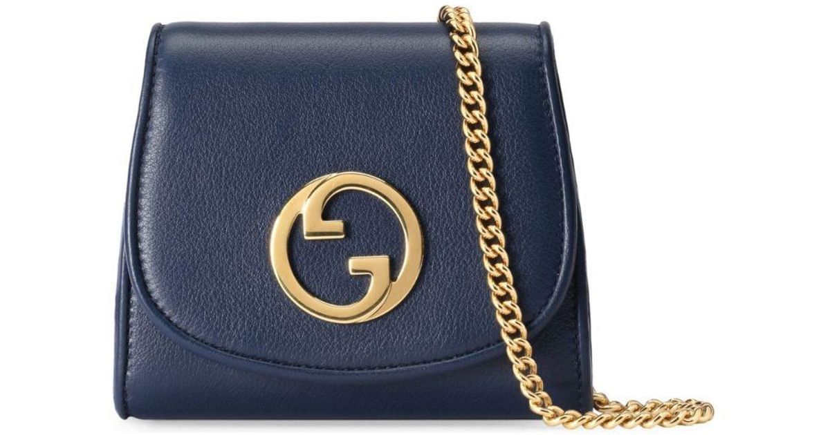 Gucci Blondie Kleine Tas in het Blauw Lyst NL