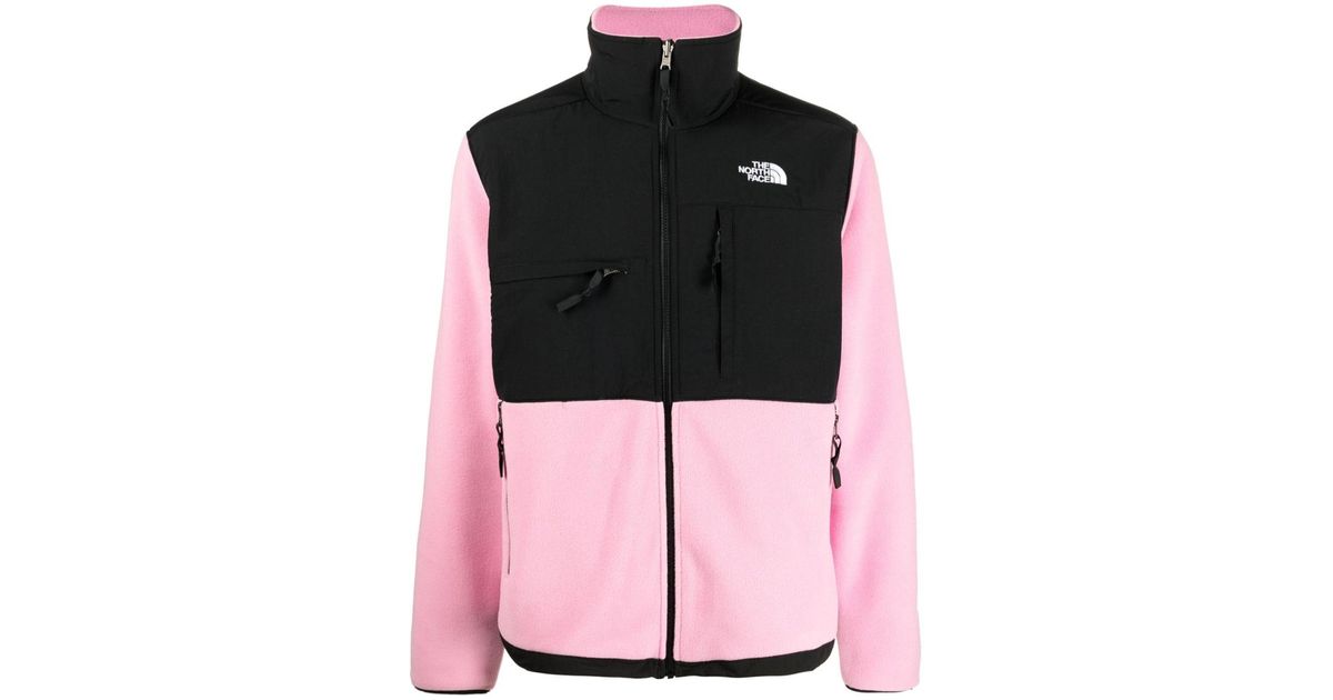The North Face Denali Panelled Fleece Jacket in Pink for Men Lyst