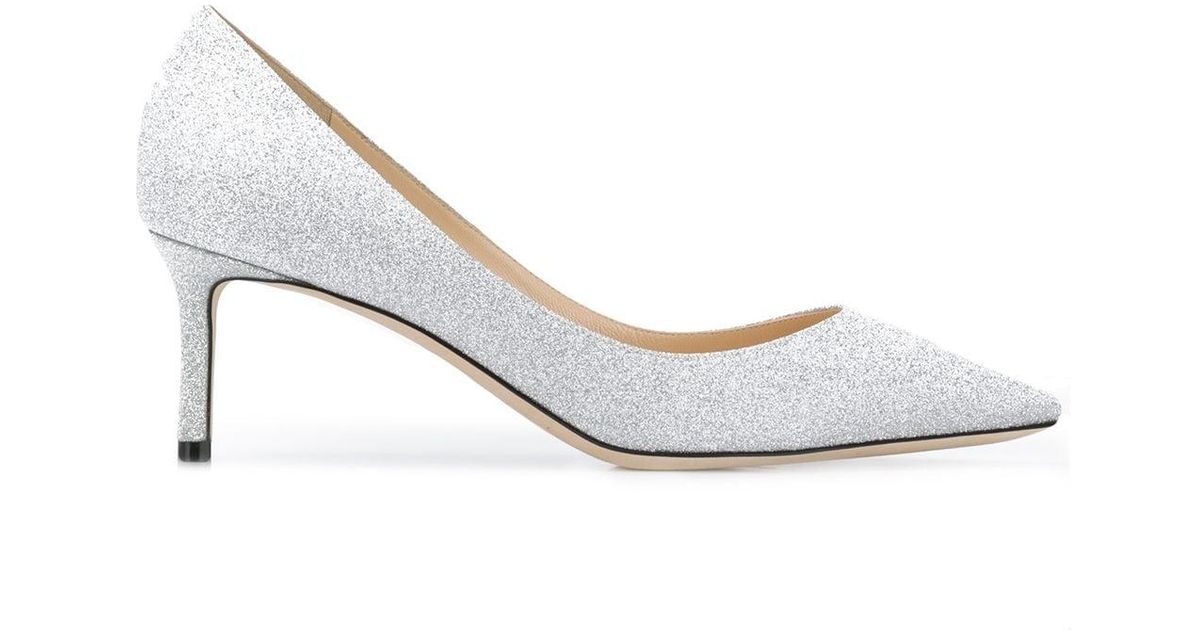 silver jimmy choo shoes