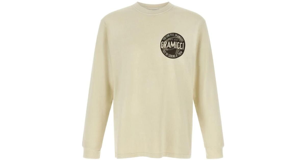 Gramicci Icon Logo-Print T-Shirt in White for Men | Lyst
