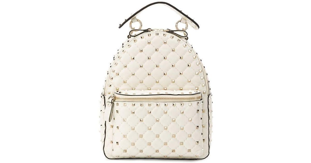 white valentino rockstud bag