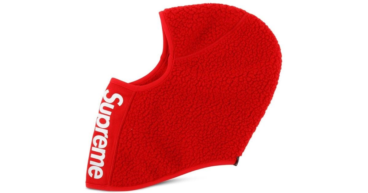 supreme balaclava red