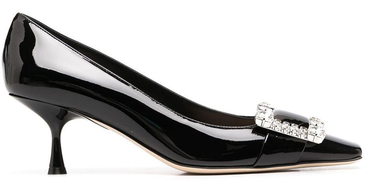 sergio rossi black pumps