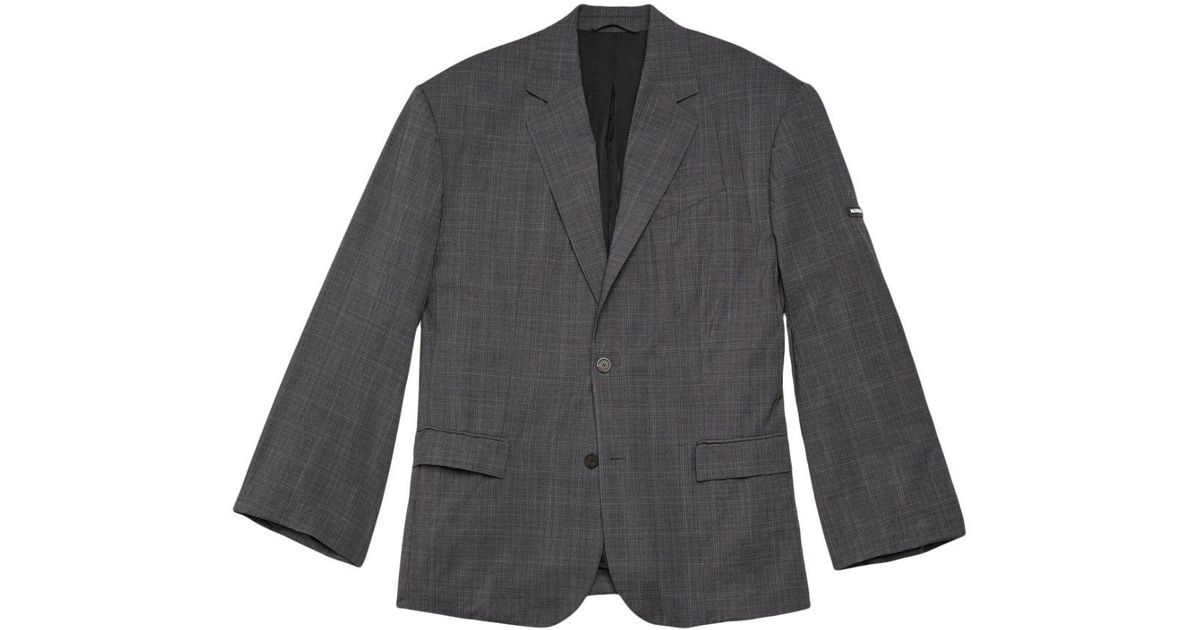 balenciaga light single breasted jacket