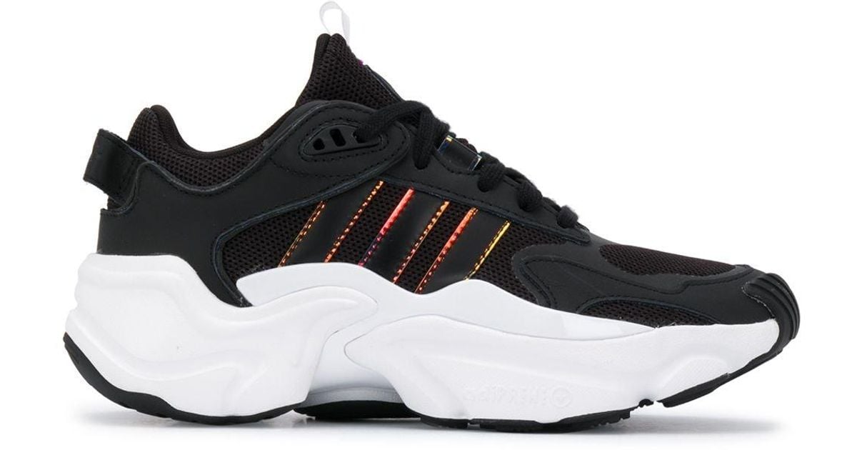 adidas black chunky trainers