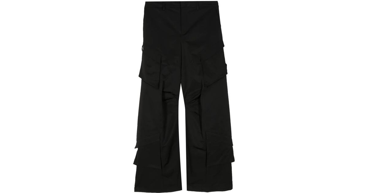 メンズ HELIOT EMIL ミッドライズ カーゴパンツ ブラック | Lyst