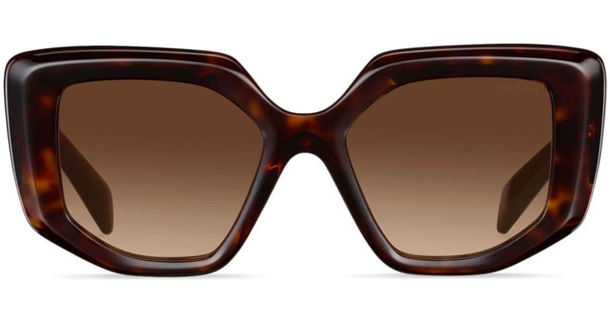 Prada Eyewear Symbole geometric-frame Sunglasses - Farfetch