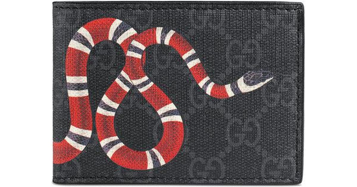 gucci supreme kingsnake wallet