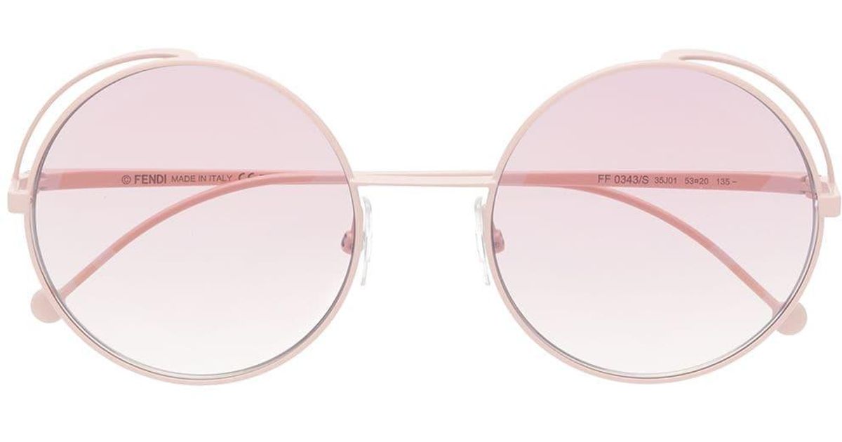 Gafas de sol Fendirama Fendi de color Rosa | Lyst