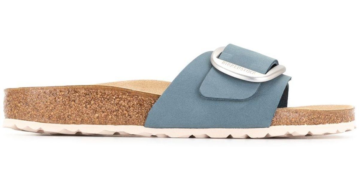 Birkenstock Madrid Big Buckle Sandals in Blue - Lyst