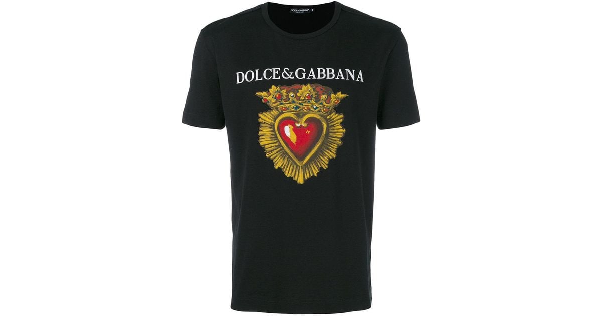dolce gabbana heart t shirt