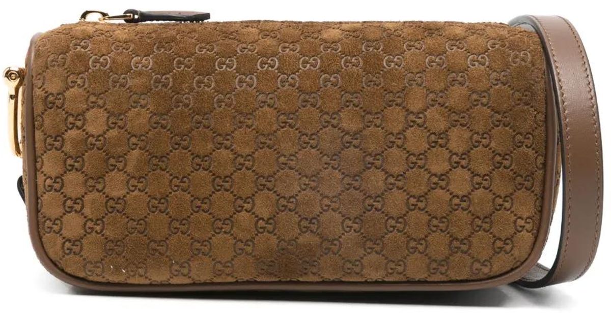 Gucci Ggロゴ ショルダーバッグ ブラウン | Lyst